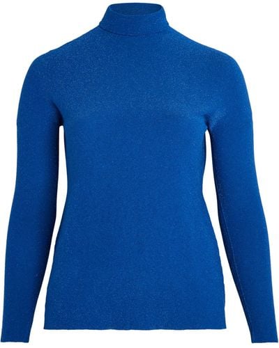 Marina Rinaldi Rollneck Sweater - Blue