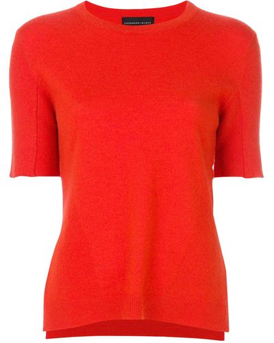 Cashmere In Love Wool-cashmere Sahar Top - Red
