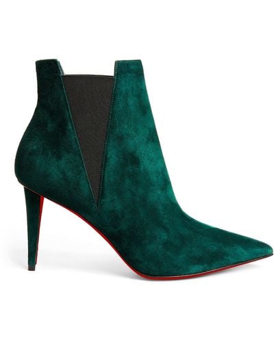 Christian Louboutin Astribooty Suede Boots 85 - Green