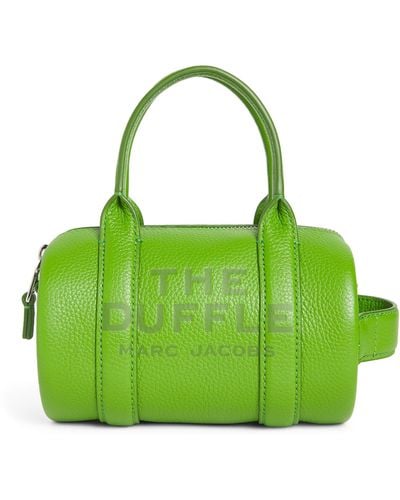 Marc Jacobs The Leather The Mini Duffle Bag - Green