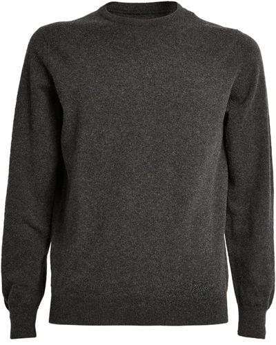 Harrods Cashmere Crew-neck Sweater - Gray