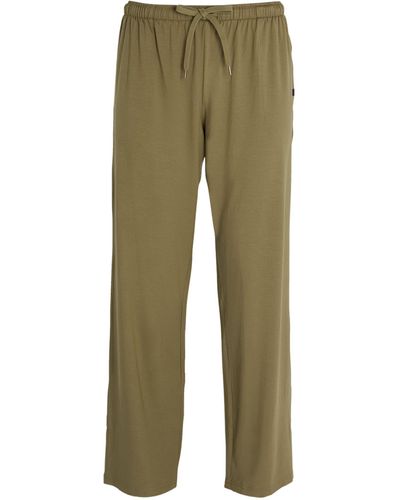 Derek Rose Basel Lounge Trousers - Green