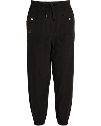 Evisu Logo Cargo Trousers - Black