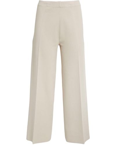 D.exterior Cropped Tailored Pants - Natural
