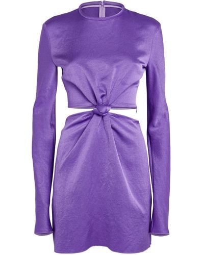 Nanushka Tazia Mini Dress - Purple