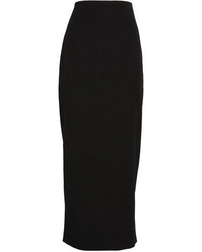 The Row Wool-mohair Bartelle Skirt - Black