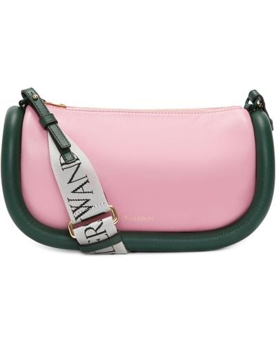 JW Anderson Leather Bumper-15 Shoulder Bag - Pink