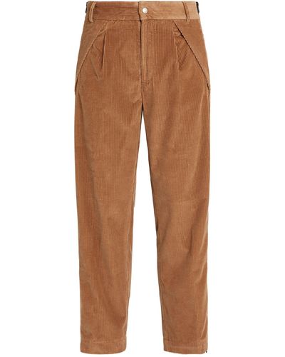 Moncler X Palm Angels Corduroy Tapered Pants - Brown