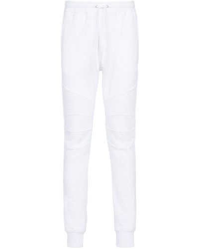 Balmain Cotton Sweatpants - White