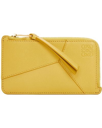 Loewe Puzzle Coin Cardholder - Yellow
