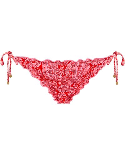 Heidi Klein Reversible Tangier Bikini Bottoms - Red