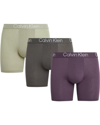 Calvin Klein Ultra-soft Modern Boxer Briefs (pack Of 3) - Multicolor