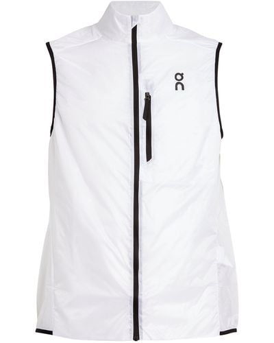 On Shoes Weather Gilet - White