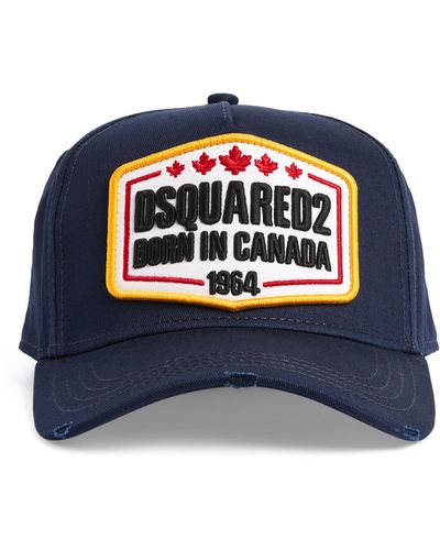DSquared² Born In Canada Baseball Cap - Blue