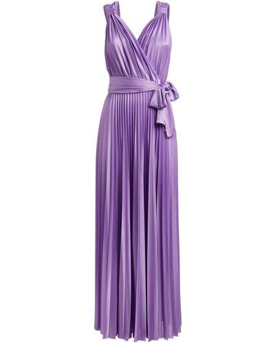 MAX&Co. Pleated Maxi Dress - Purple