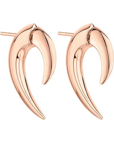 Shaun Leane Rose Gold Vermeil Talon Earrings - Pink