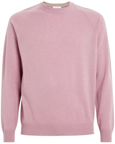 Derek Rose Cashmere Finley Sweatshirt - Pink