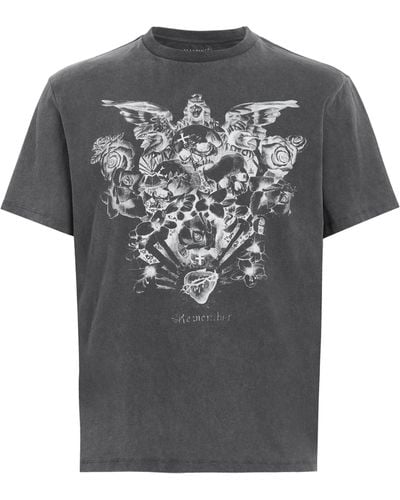 AllSaints Organic Cotton Covenant T-shirt - Gray