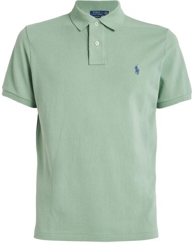Polo Ralph Lauren Cotton Mesh Custom-fit Polo Shirt - Green