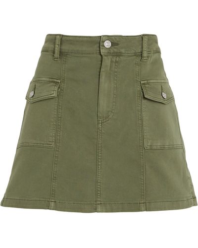 PAIGE Jessie Mini Skirt - Green