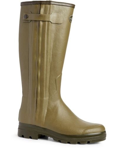 Le Chameau Jersey-lined Vierzon Wellington Boots - Green
