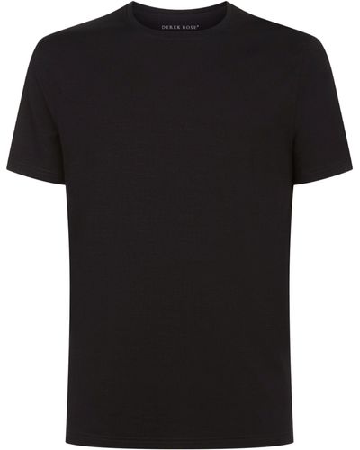 Derek Rose Basel Lounge T-shirt - Black
