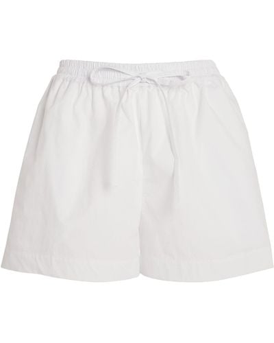 Matteau Organic Cotton Relaxed Shorts - White