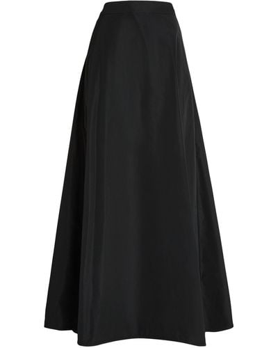 Jil Sander Canvas Maxi Skirt - Black