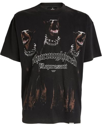 Represent Cotton Thoroughbred T-shirt - Black