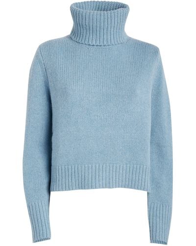Polo Ralph Lauren Wool-cashmere Rollneck Sweater - Blue