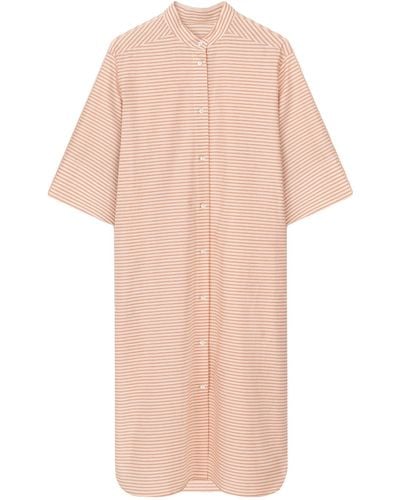 Aeron Cotton-silk Veda Shirt Dress - Pink