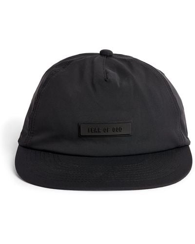 Fear Of God Logo Baseball Cap - Black