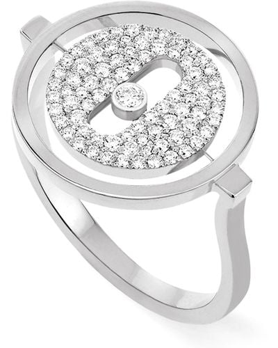 Messika White Gold And Diamond Lucky Move Ring