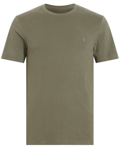 AllSaints Organic Cotton Brace T-shirt - Green