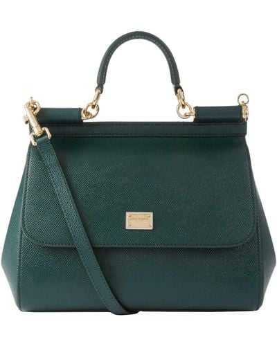 Dolce & Gabbana Medium Sicily Top-handle Bag - Green