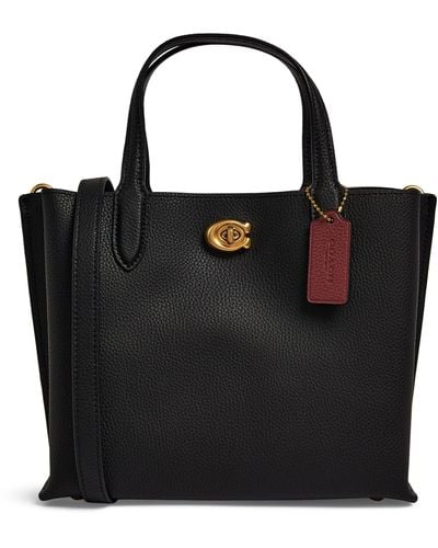 COACH Leather Willow Top-handle Bag - Black