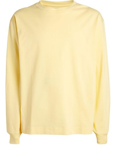 Studio Nicholson Long-sleeve T-shirt - Yellow