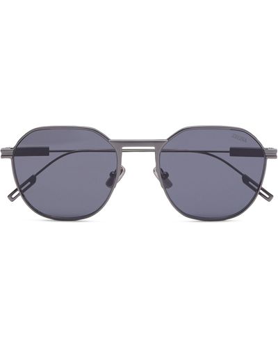 Zegna Metal Sunglasses - Purple