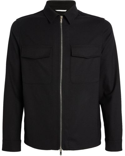 Marco Pescarolo Cashmere-blend Zip-up Jacket - Black
