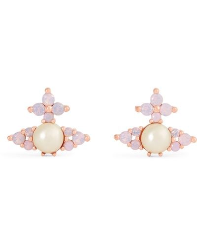 Vivienne Westwood Fedora Orb Earrings - Pink