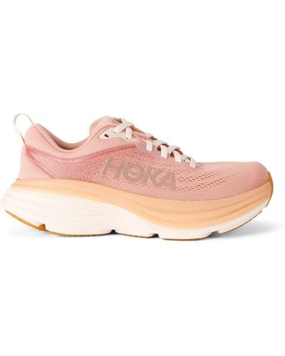 Hoka One One Bondi 8 Running Sneakers - Pink