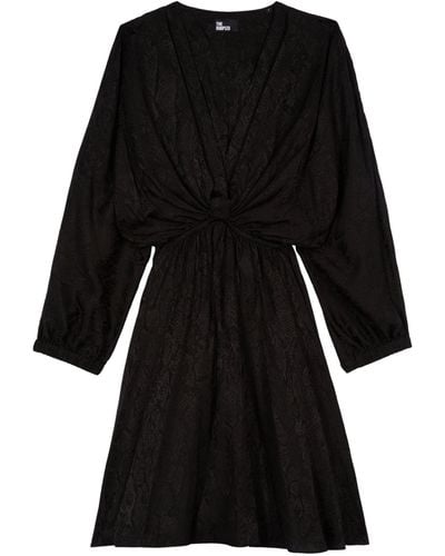 The Kooples Python Jacquard Dress - Black