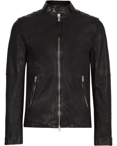 AllSaints Cora Leather Jacket - Black