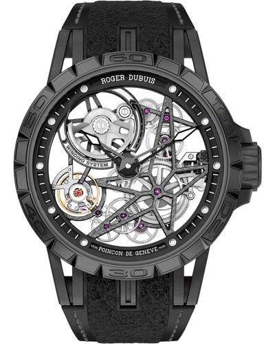 Roger Dubuis X Pirelli Titanium Excalibur Spider Watch 45mm - Black
