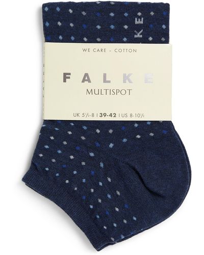 FALKE Stretch-cotton Multispot Socks - Blue
