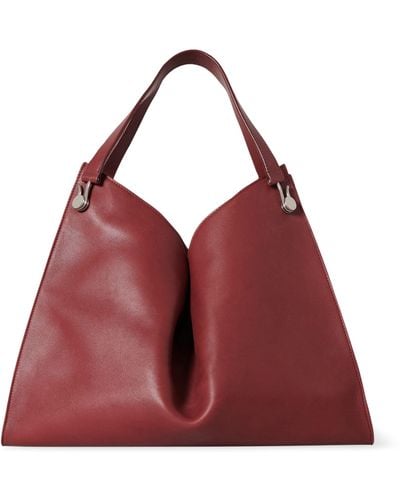 The Row Leather Alexia Shoulder Bag - Red