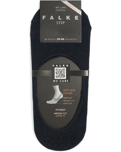 FALKE Step Medium-cut No Show Socks - Blue
