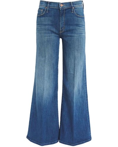 Mother The Down Low Twister Wide-leg Jeans - Blue