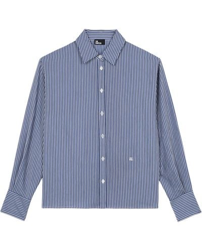 The Kooples Striped Long-sleeve Shirt - Blue