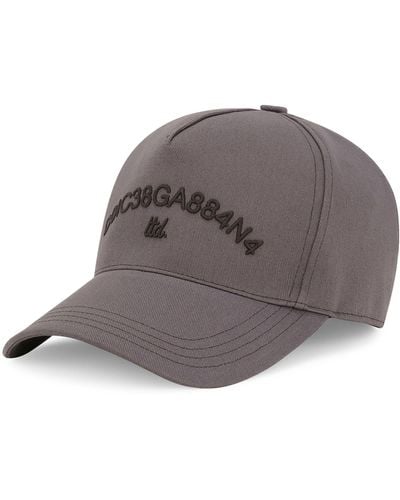 Dolce & Gabbana Embroidered Logo Baseball Cap - Brown